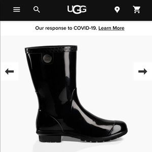 BRAND NEW Ugg Sienna Rain Boots size 10